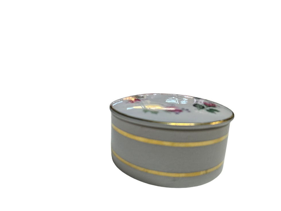 Thumbnail: Portmeirion Rose design Stoke on Trent Trinket Box