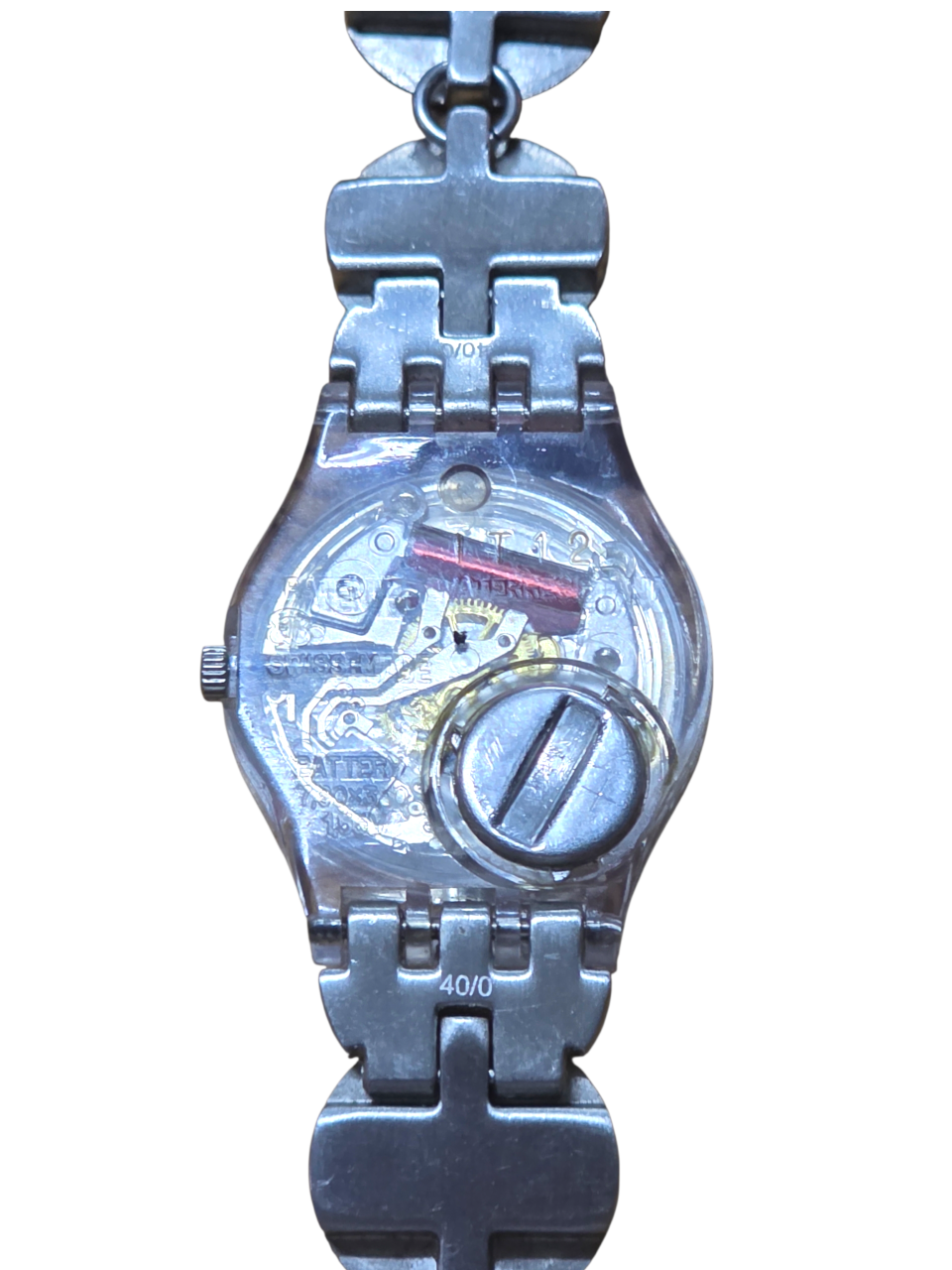 Thumbnail: Vintage Sun-Disc Swatch Lady Quartz Watch
