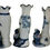Thumbnail: 3 Vintage Casa Nova Porcelain Vases