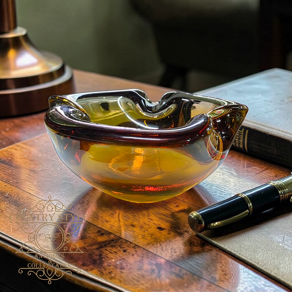 Thumbnail: Vintage Murano Sommerso Art Glass Bowl