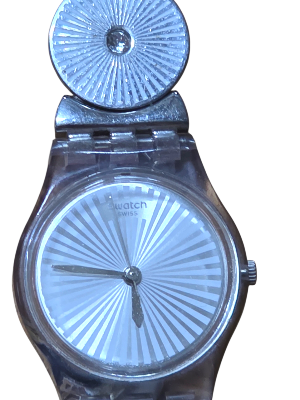 Thumbnail: Vintage Sun-Disc Swatch Lady Quartz Watch