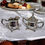 Thumbnail: Silver Plated Sugar & Milk Creamer