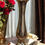 Thumbnail: Elevate your decor with our Beautiful etched brass vase, measuring 30x8x8cm