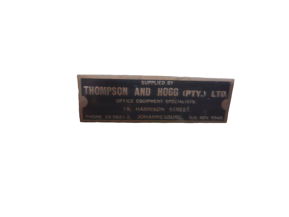 Thumbnail: Thompson & Hogg Typewriter