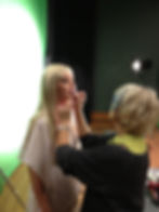 La Calisto / Diana Green screen filming