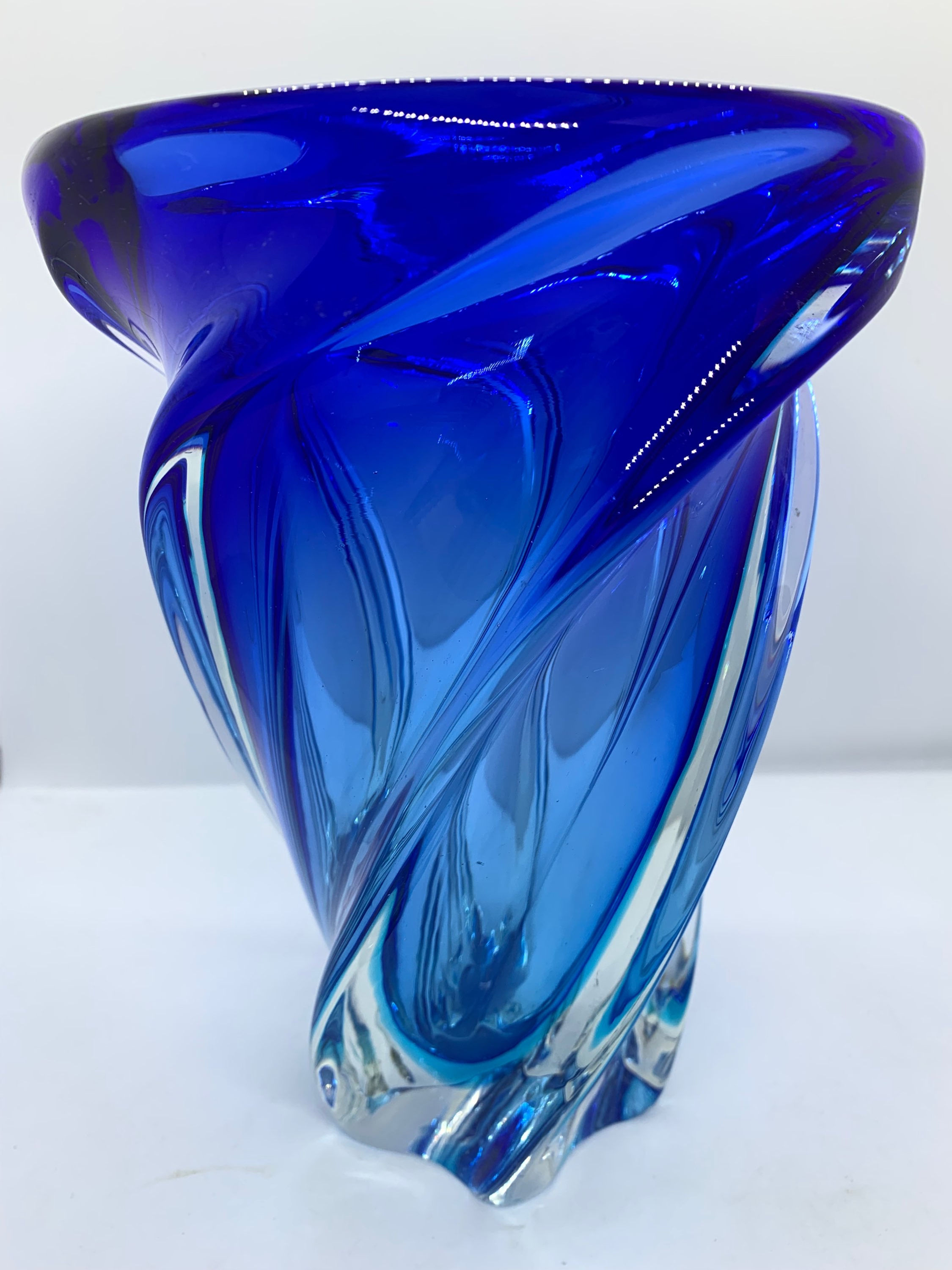 Mid Century Glass Vase