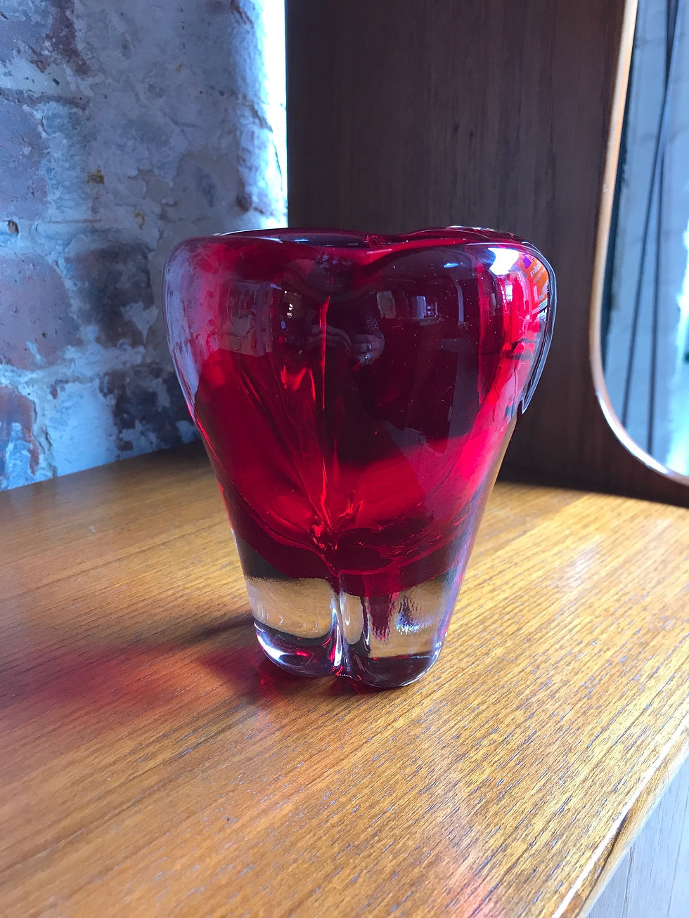 Thumbnail: Red 1960’s Whitefriars Glass 