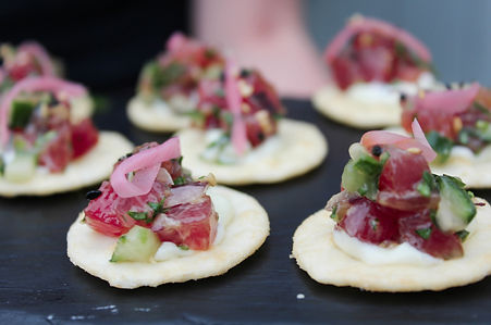 Tuna Tartar canape 