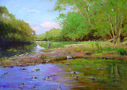 Fishing the Juniata-24X30-#4065 120.jpg