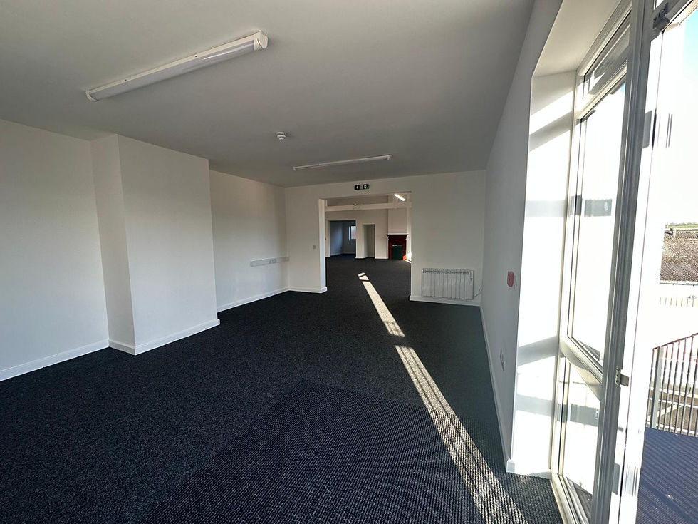 View from Reception into Office A