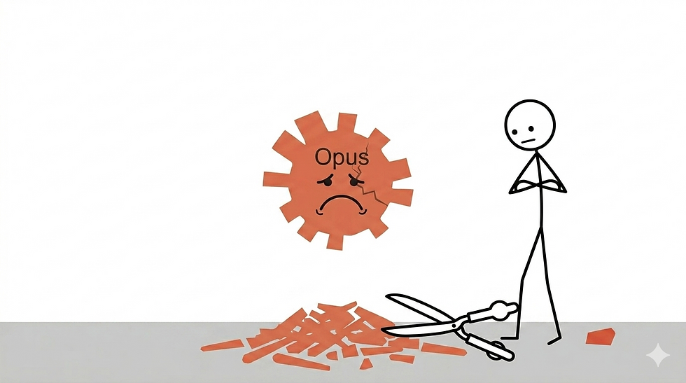 The Massive Degradation of Claude Opus