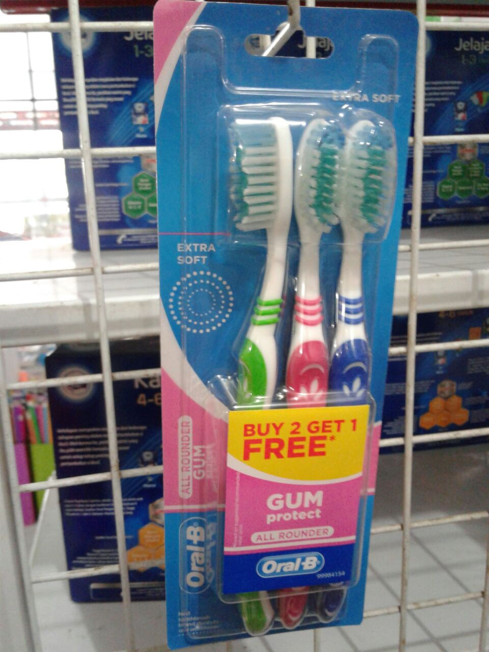 Oral B Sikat Gigi Gum Protect 3pcs Soft