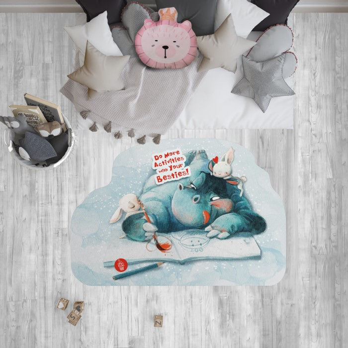 Miniature : BUNNY FRIENDS FREEFORM MAT