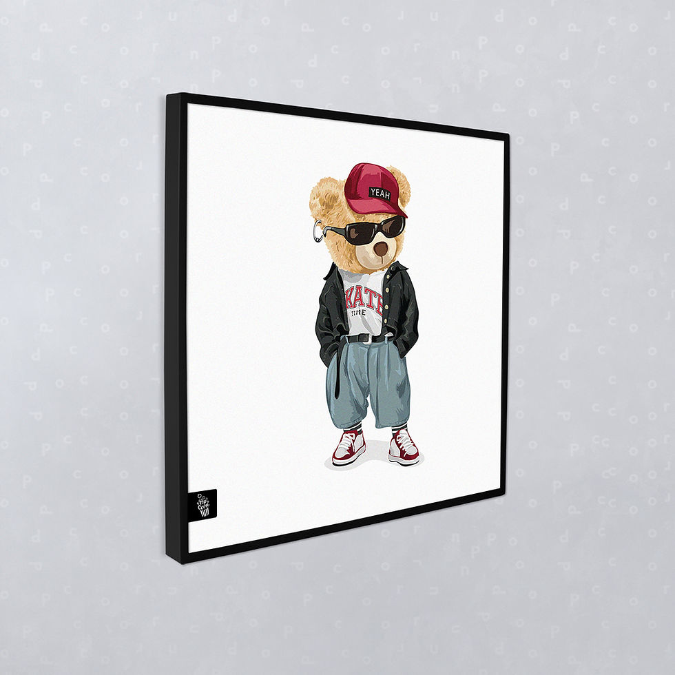 Miniature : TEDDY BEAR 03 MONO PANEL (SINGLE)