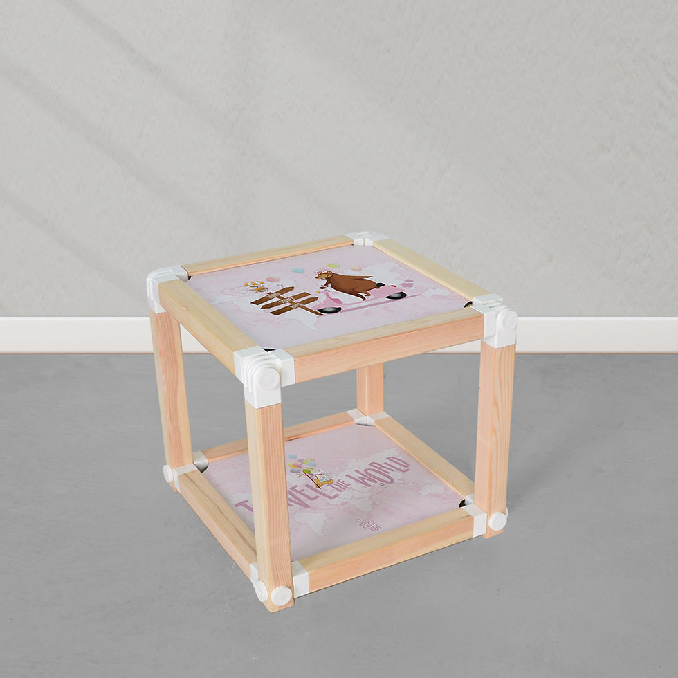 Miniaturbild: NATURA SET WORLD MAP NIGHTSTAND