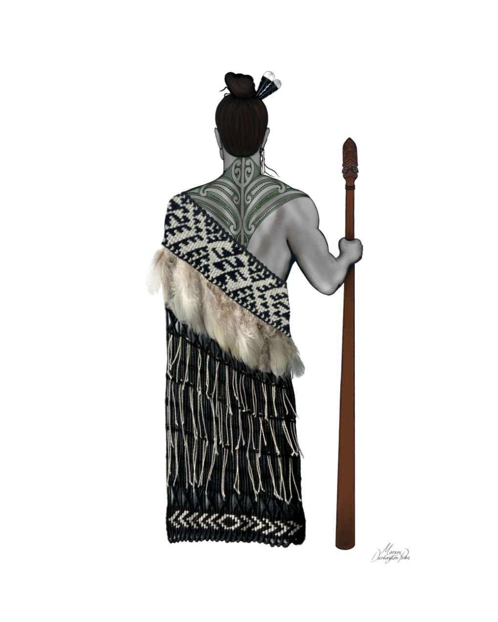 Ruruhau - The protector. Tāniko and hukahuka kākahu