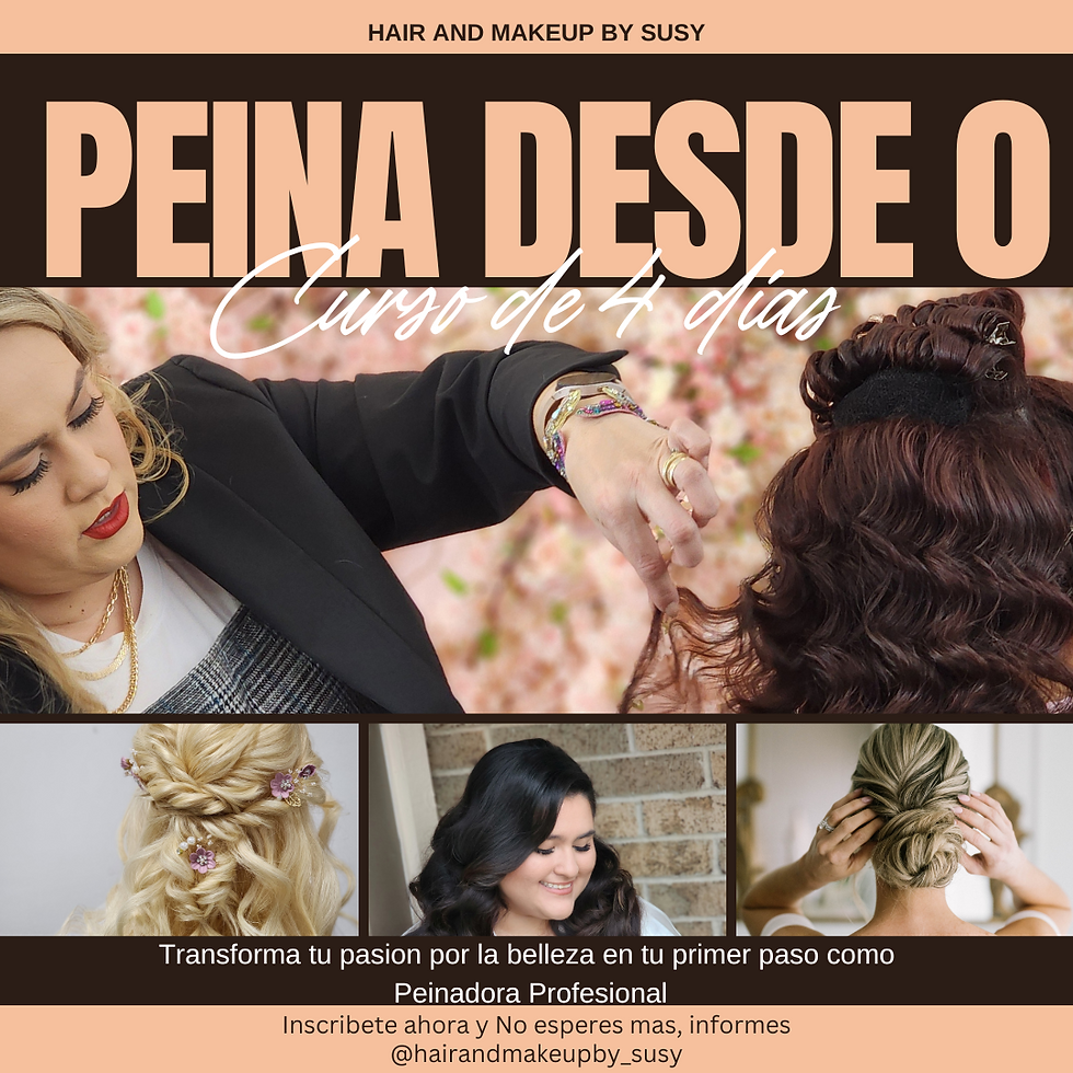 Peina desde Cero: Curso intensivo de Peinados Profesionales para Principiantes
