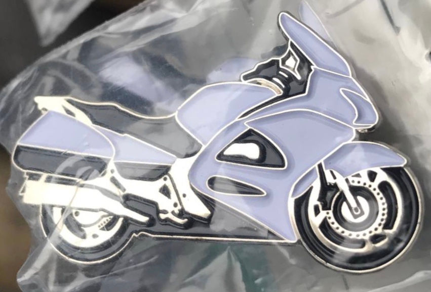 Thumbnail: Honda ST1300 Pan European. White Lapel Pin Badge
