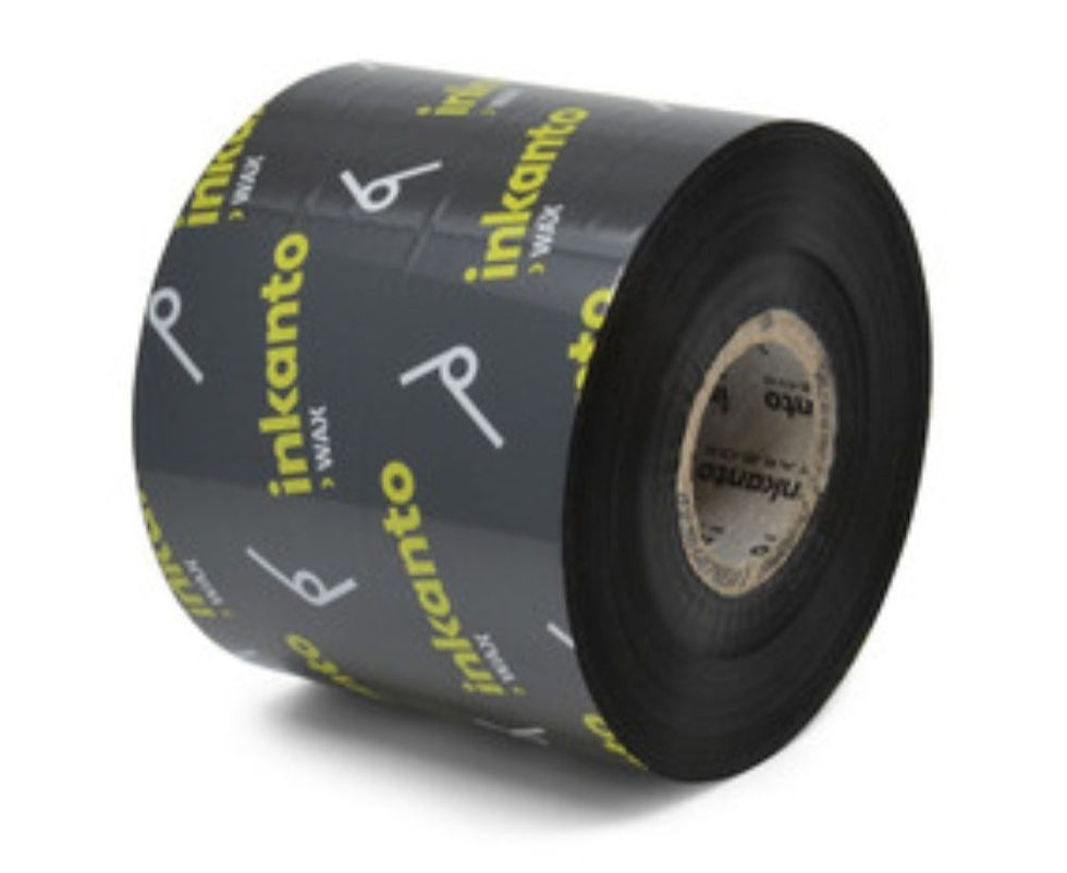 Inkanto Armor 60mm x 300m AWR8 Wax Thermal Transfer Ribbon, Black. T53461IO