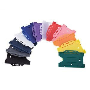 Landscape ID card holders in multiple colours