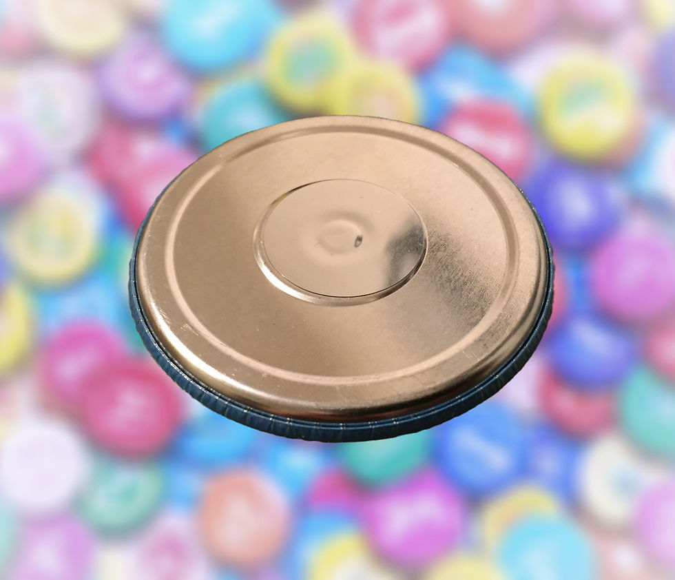 Thumbnail: WARNING - BEER FRIDGE. Fun Magnetic Button badge. Magnet / Bottle opener