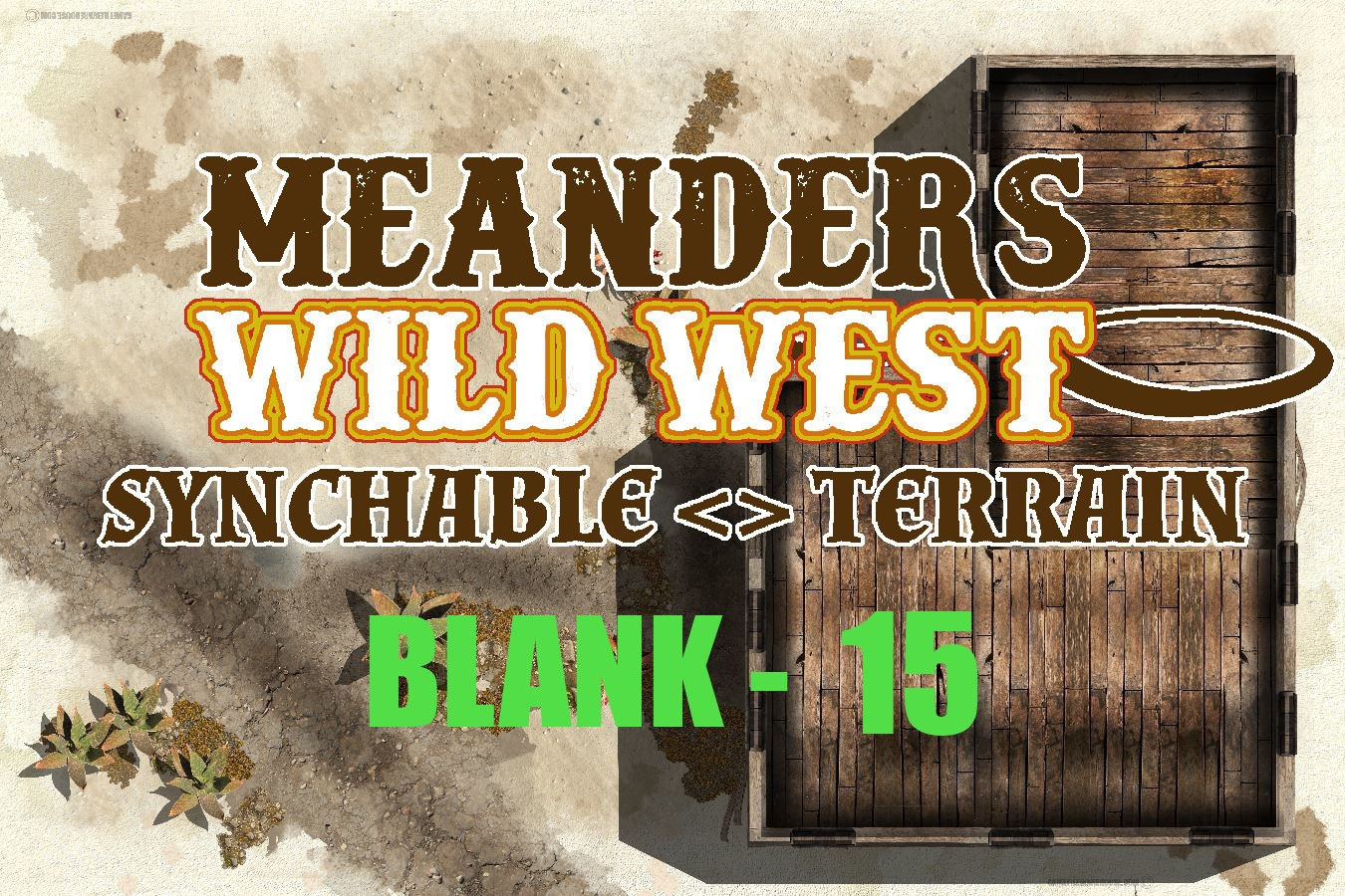 Calamity City - Wild West Town BLANK 15