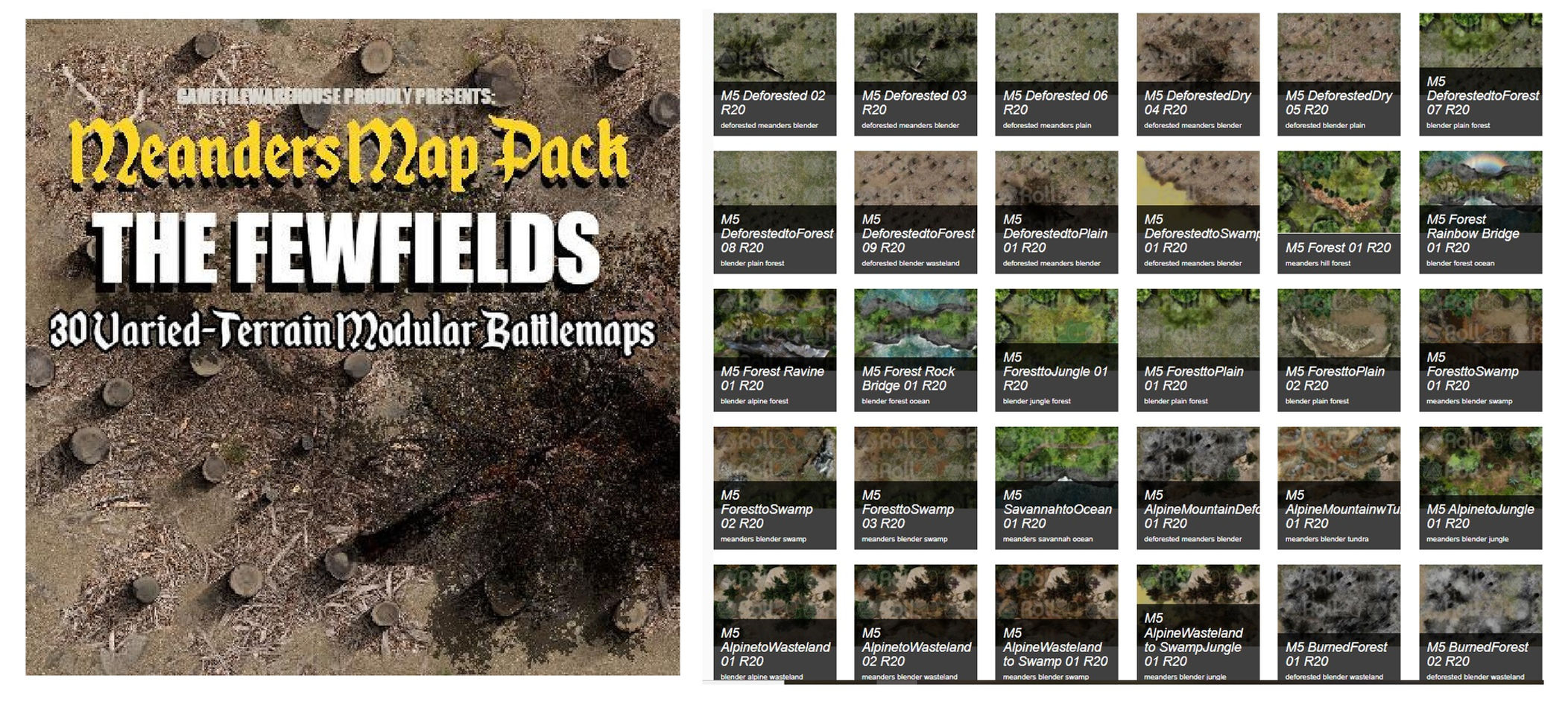 The Fewfields GTW Digital Map Bundle