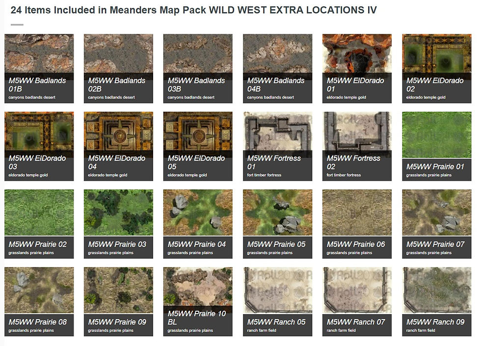 Thumbnail: Wild West Expansion IV GTW Digital Map Bundle