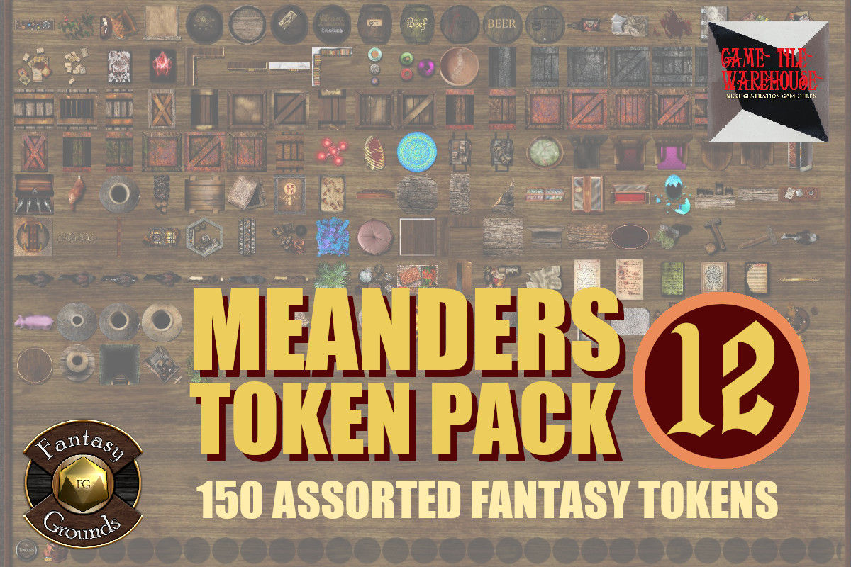 FG Meanders Fantasy Token Pack 12