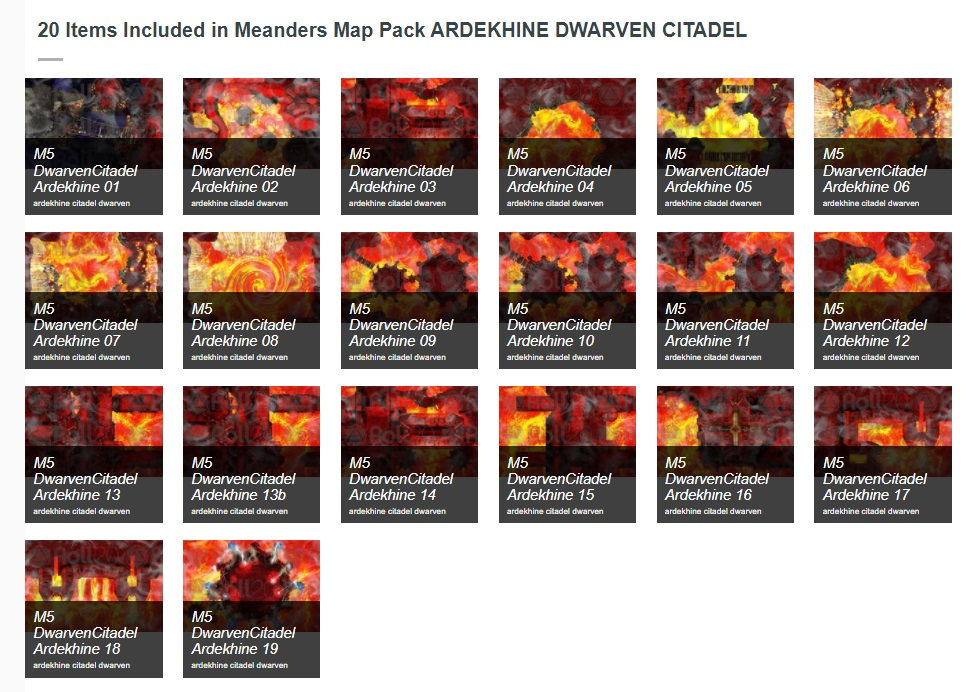 Thumbnail: Dwarven Citadel: Ardekhine GTW Digital Map Bundle
