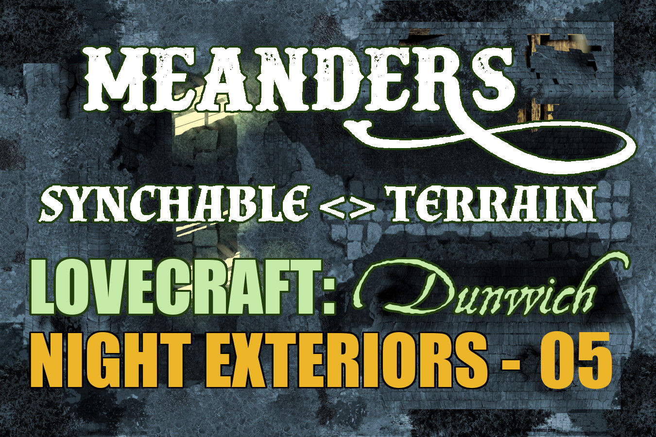 Lovecraftian Dunwich: Night Exterior 05