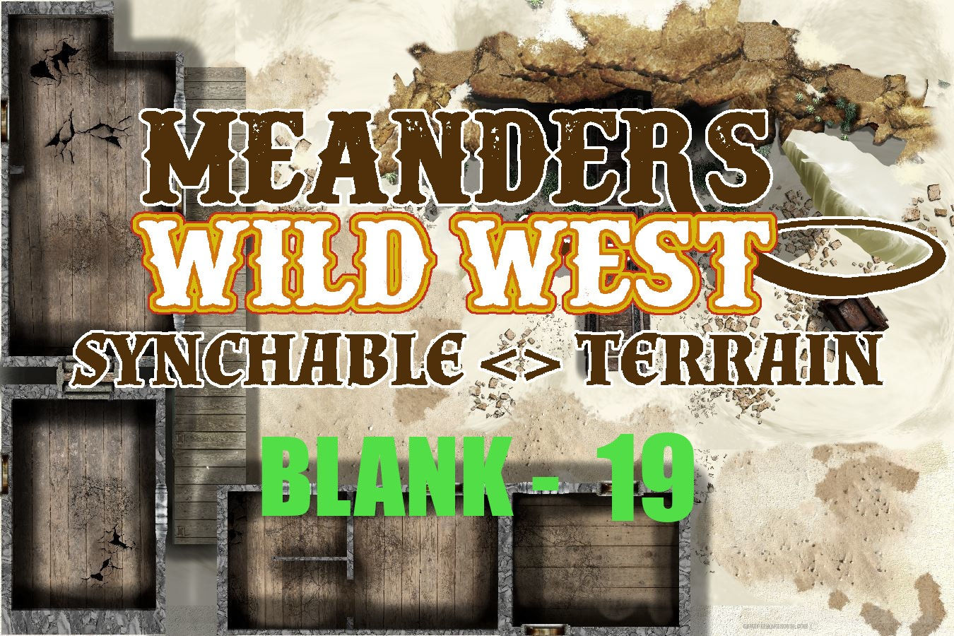 Calamity City - Wild West Town BLANK 19