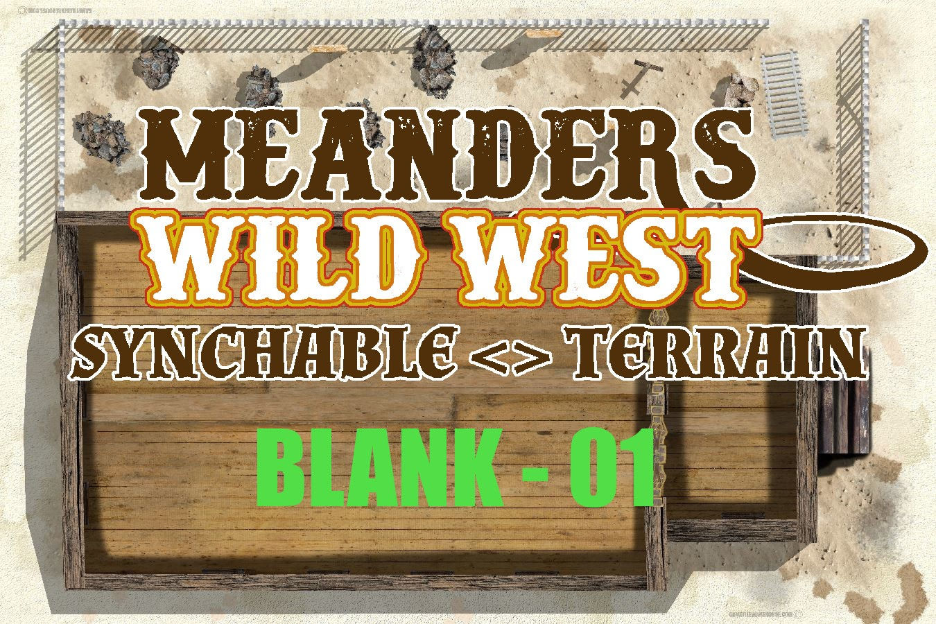 Calamity City - Wild West Town BLANK 01