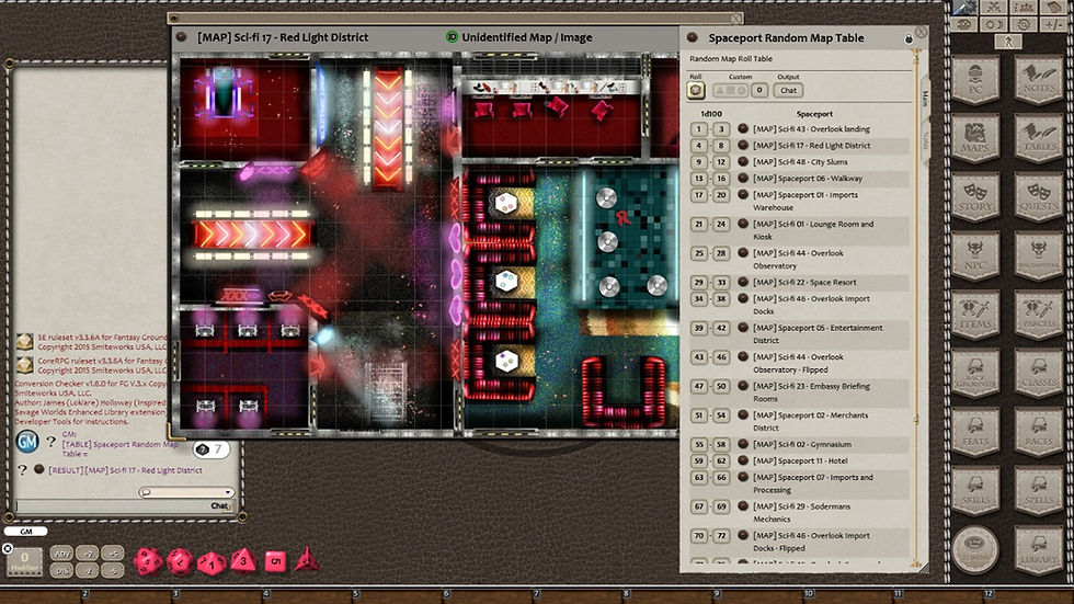 Thumbnail: Spaceport: Fantasy Grounds Meanders Map Pack