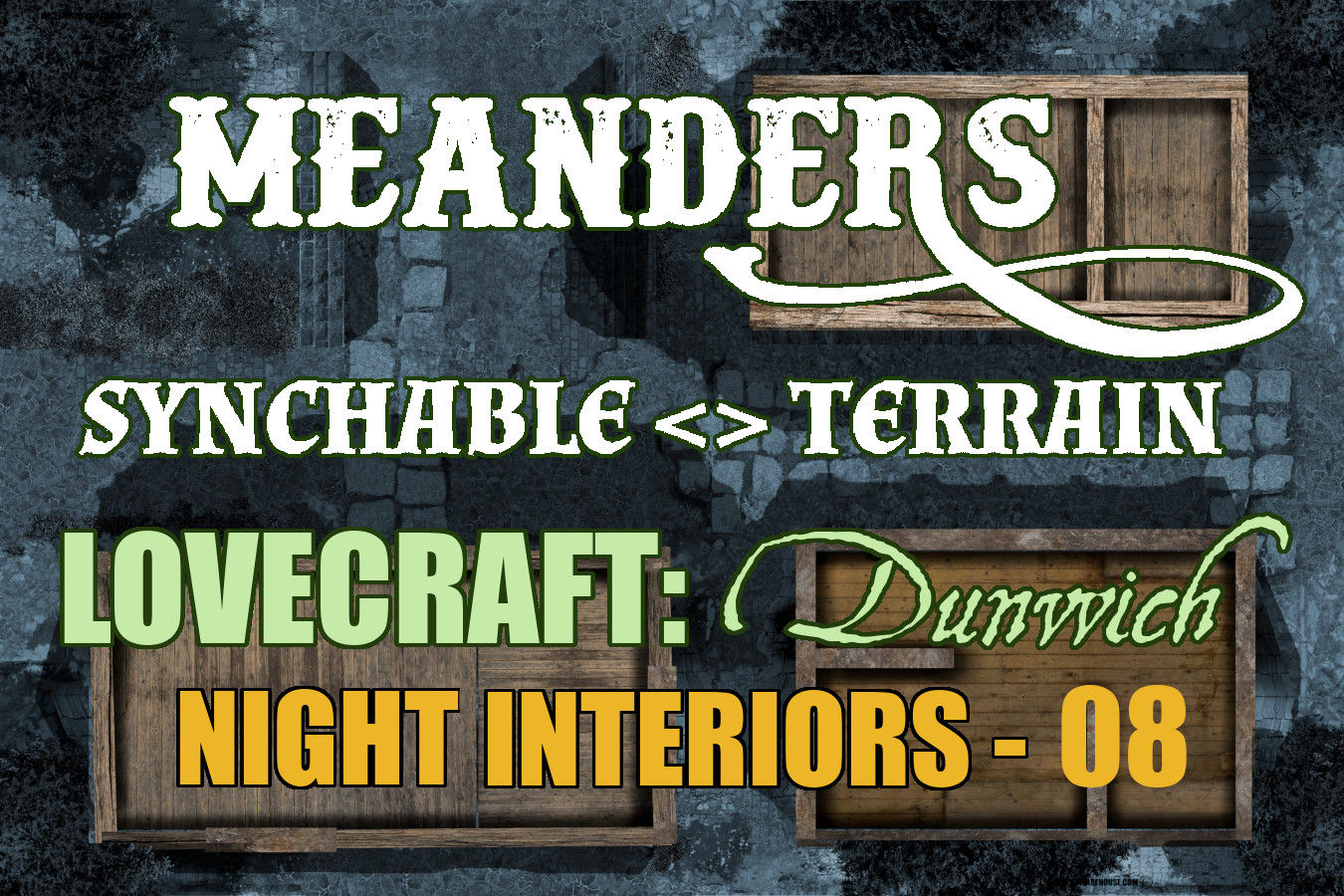 Lovecraftian Dunwich: Night Interior 08