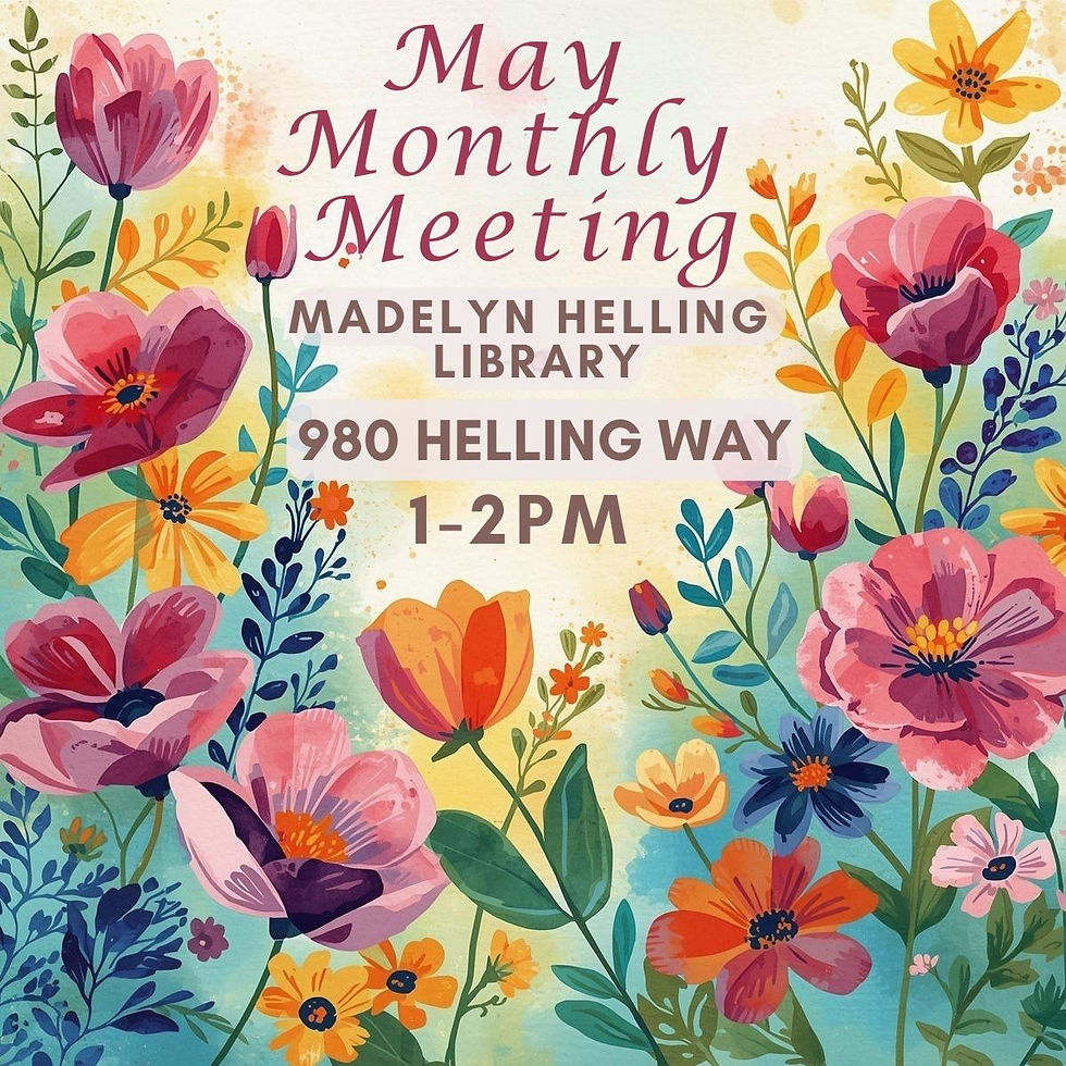 Members' Monthly Meeting May 