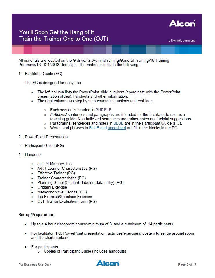 Participant's Guide