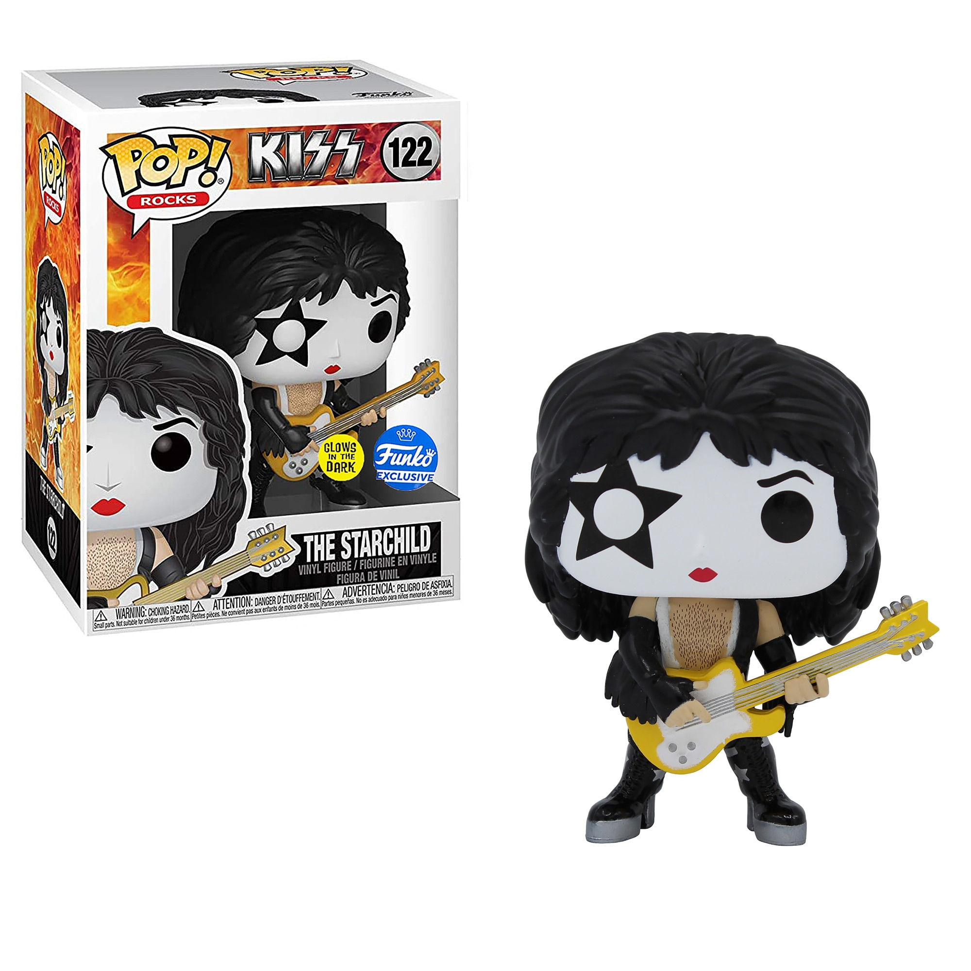 Funko POP! KISS: The Starchild - Glow in The Dark Collectible -Funko Exclusive
