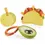 Thumbnail: Fisher-Price Taco Tuesday Pretend Baby Toy Soft Food Set