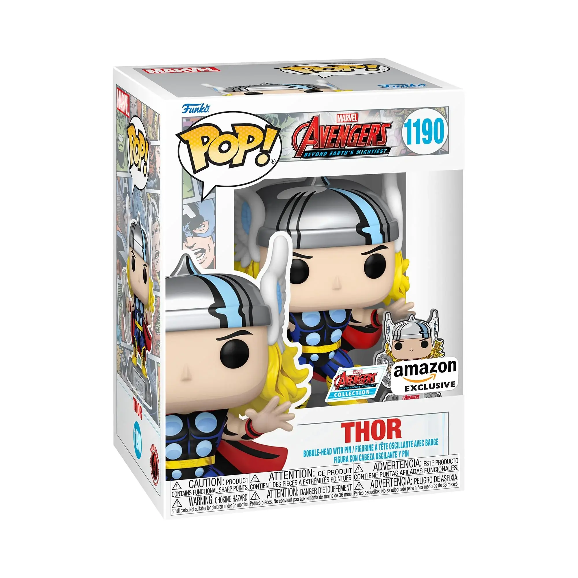 Funko Pop! & Pin: The Avengers: Earth's Mightiest Heroes Amazon Exclusive