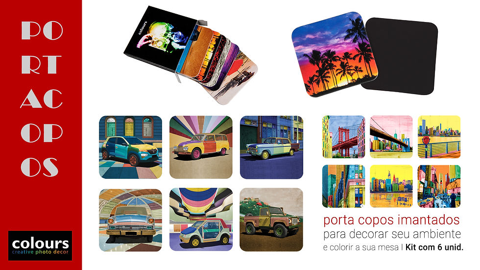 PORTA COPOS IMANTADOS