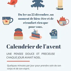 Mon sixième ouvrage : un calendrier de l'Avent bien-être et douceur