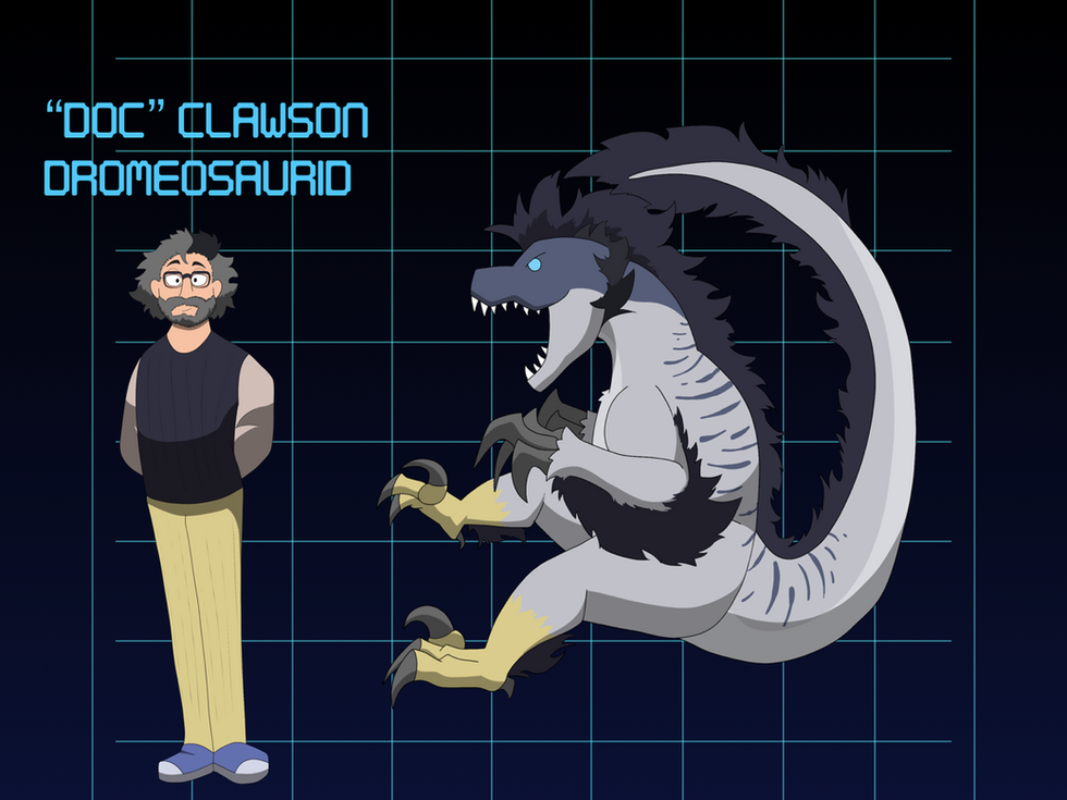 CyberSauria - "Doc" Concept Art