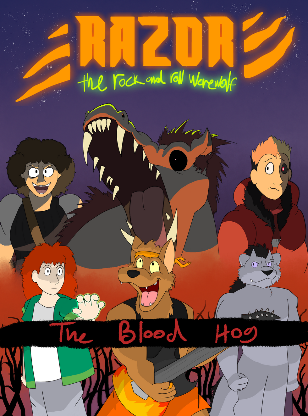 Razor The Rock and Roll Werewolf: The Blood Hog poster