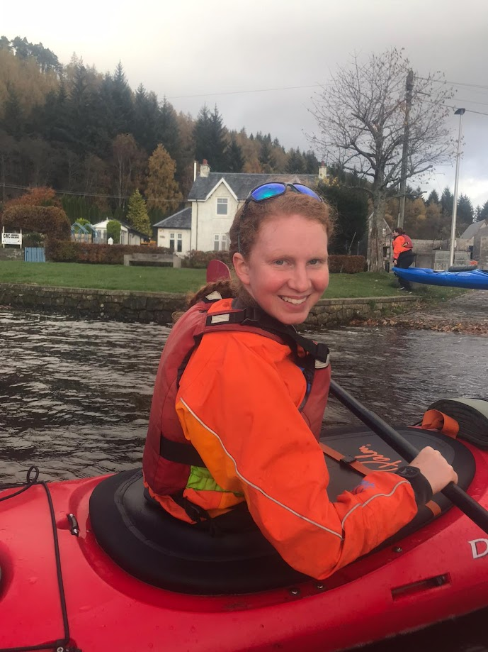 Kayaking in Scotland.
