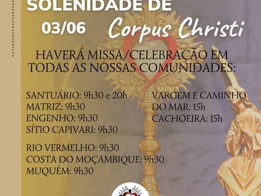 SOLENIDADE DE CORPUS CHRISTI