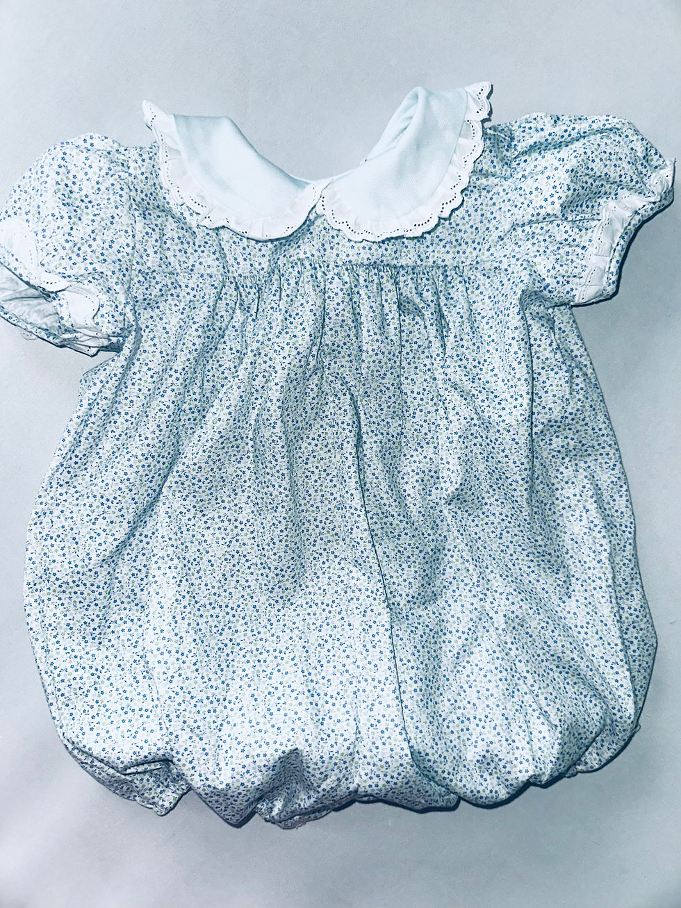 Thumbnail: Charlotte floral lace bubble 18M