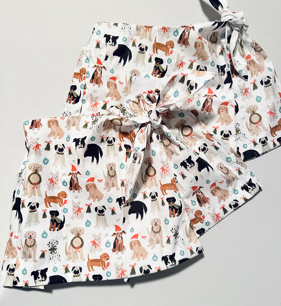 Christmas Paws Skort 6T