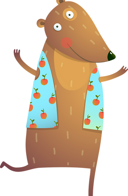 Karikatur-Bär