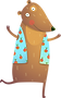 urso dos desenhos animados